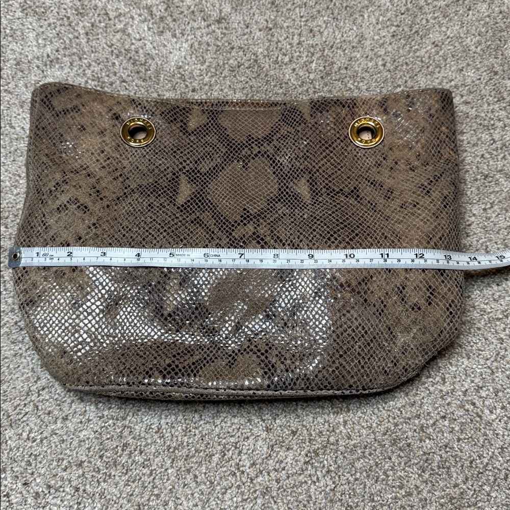 Michael Kors | Jet Set Python Snakeskin Print Lea… - image 15